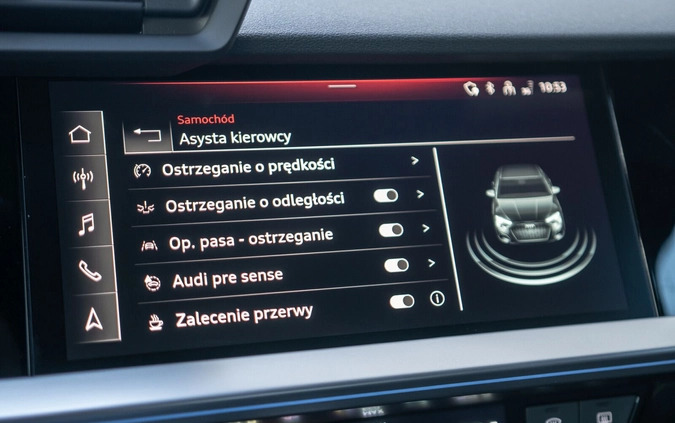 Audi A3 cena 161638 przebieg: 5, rok produkcji 2024 z Krotoszyn małe 301
